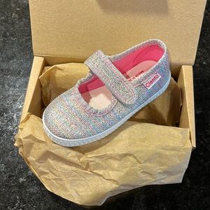 Rainbow Sparkle Cienta Toddler Shoe Size 23 EU